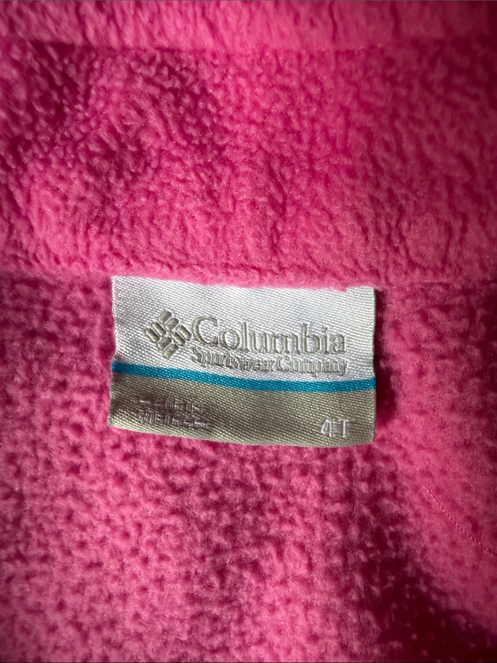 Columbia Bright Pink Full-Zip Fleece Jacket